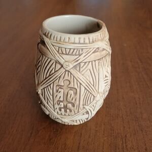 Plantation Rum Tiki Mug 2018 Limited Edition Barrel Art by BAI Hawaii